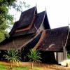 One of several buildings on the property