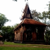 One of several buildings on the property